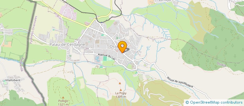 localisation de l'entreprise MONSIEUR PHILIPPE CHENEAUX DE LEYRITZ  OSSEJA