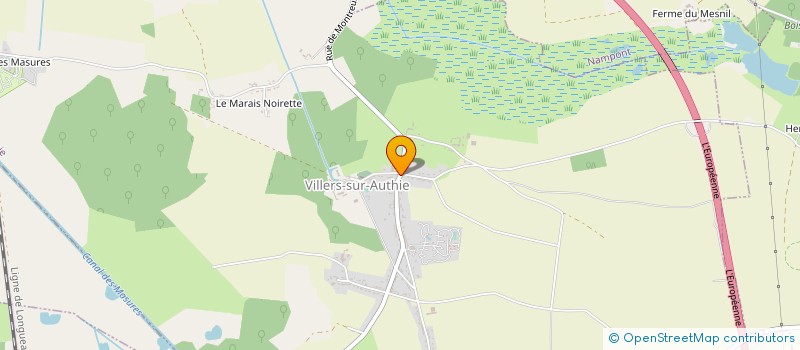 localisation de l'entreprise MONSIEUR PHILIPPE CHENEL à VILLERS-SUR-AUTHIE