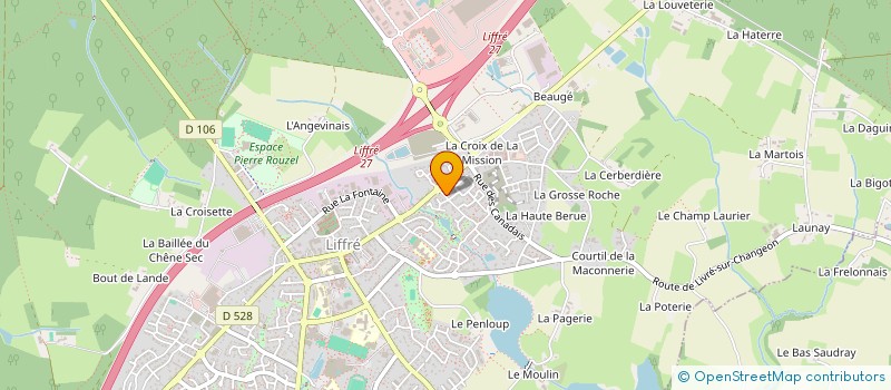 localisation de l'entreprise MONSIEUR PHILIPPE CHENEVIERE  LIFFRE