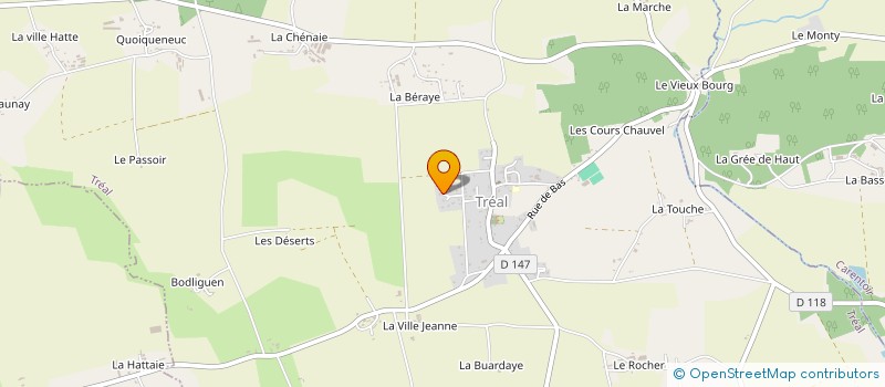 localisation de l'entreprise MONSIEUR PHILIPPE CHEREL à TREAL