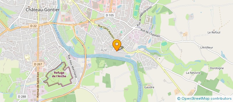 localisation de l'entreprise MONSIEUR PHILIPPE CHEREL  CHATEAU-GONTIER-SUR-MAYENNE