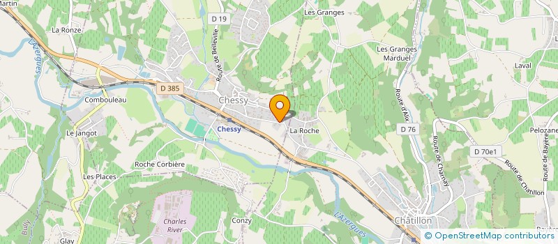 localisation de l'entreprise MONSIEUR PHILIPPE CHERMETTE  CHESSY