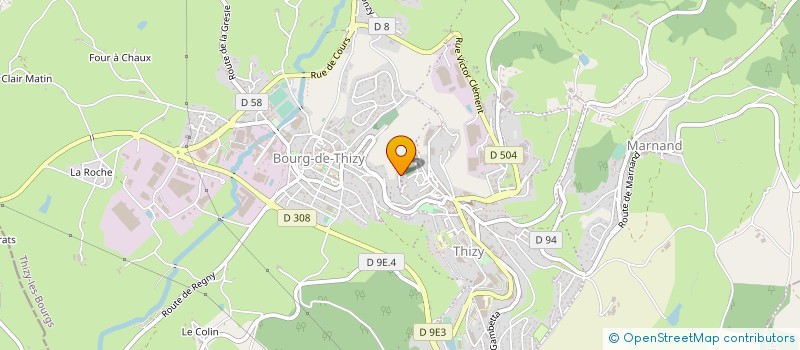 localisation de l'entreprise MONSIEUR PHILIPPE CHERPIN  THIZY-LES-BOURGS