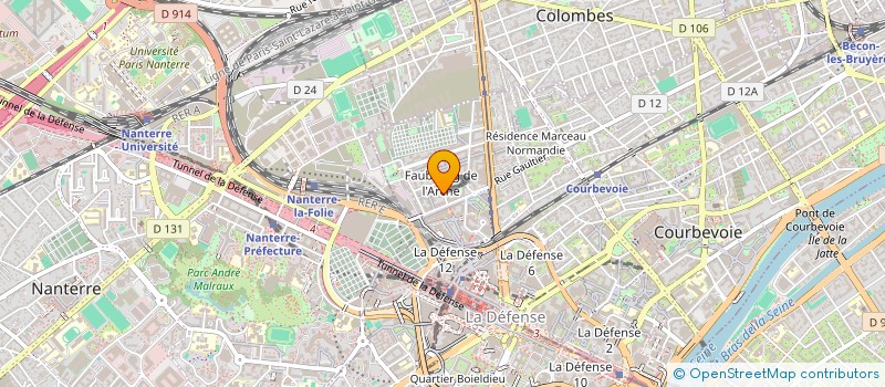 localisation de l'entreprise MONSIEUR PHILIPPE CHERRIERE à COURBEVOIE