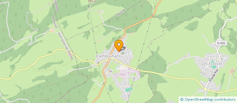 localisation de l'entreprise MONSIEUR PHILIPPE CHERVET  FRAMBOUHANS