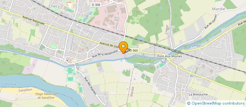 localisation de l'entreprise MONSIEUR PHILIPPE CHESNEAU à CHECY