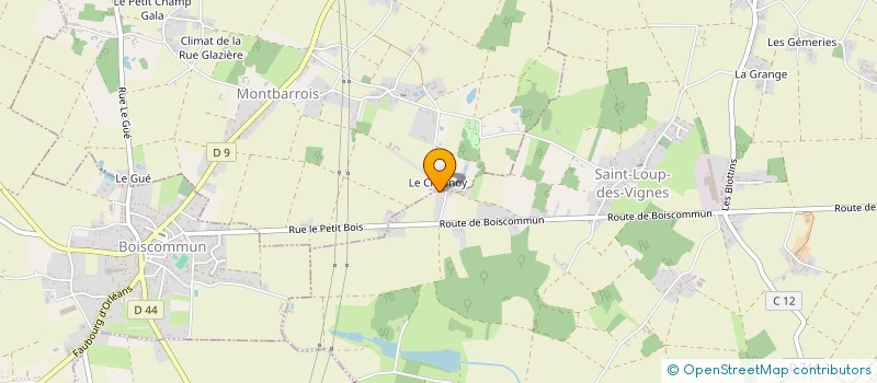 localisation de l'entreprise MONSIEUR PHILIPPE CHESNOY à MONTBARROIS