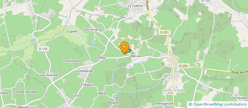 localisation de l'entreprise MONSIEUR PHILIPPE CHETY  SAINT-TROJAN