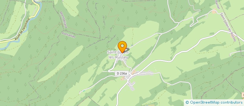 localisation de l'entreprise MONSIEUR PHILIPPE CHEVAL  LE RUSSEY