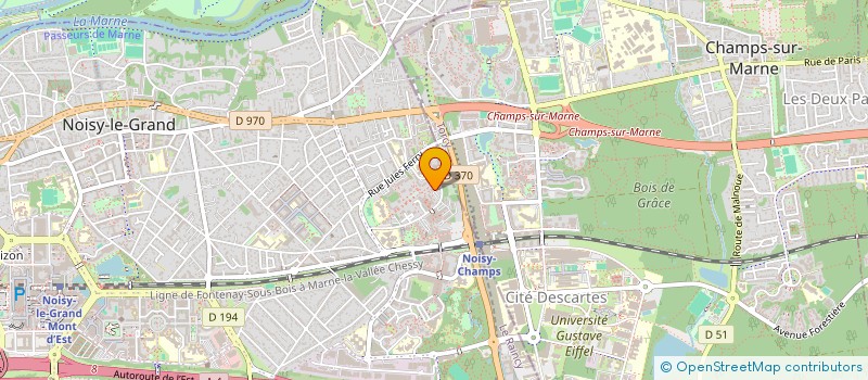 localisation de l'entreprise MONSIEUR PHILIPPE CHEVAL  NOISY-LE-GRAND