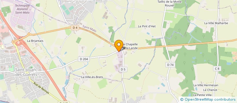 localisation de l'entreprise MONSIEUR PHILIPPE CHEVALIER à LA VILLE-ES-NONAIS