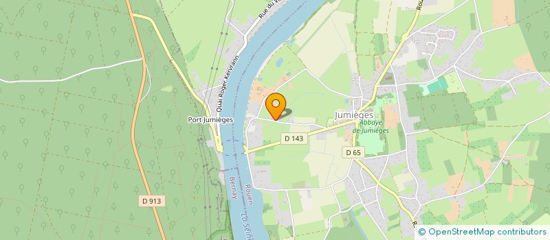 localisation de l'entreprise MONSIEUR PHILIPPE CHEVALIER  JUMIEGES