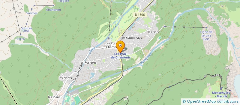 localisation de l'entreprise MONSIEUR PHILIPPE CHEVALLIER à CHAMONIX-MONT-BLANC