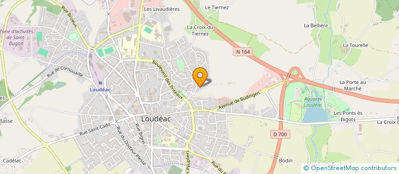 localisation de l'entreprise MONSIEUR PHILIPPE CHEVE à LOUDEAC