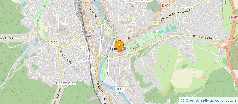 localisation de l'entreprise MONSIEUR PHILIPPE CHEVRIER à EPINAL