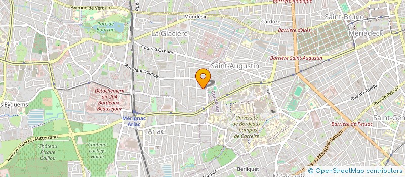 localisation de l'entreprise MONSIEUR PHILIPPE CHINI  MERIGNAC