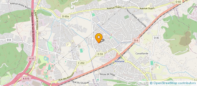 localisation de l'entreprise MONSIEUR PHILIPPE CHIOCCHI à BOUC-BEL-AIR