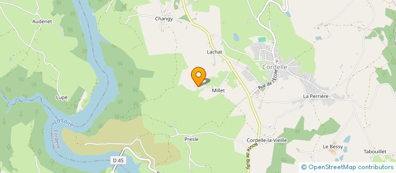 localisation de l'entreprise MONSIEUR PHILIPPE CHIZALLET  CORDELLE