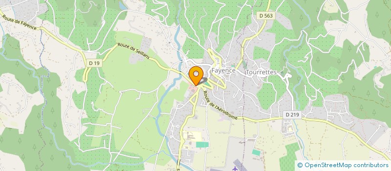 localisation de l'entreprise MONSIEUR PHILIPPE CHOISY  FAYENCE