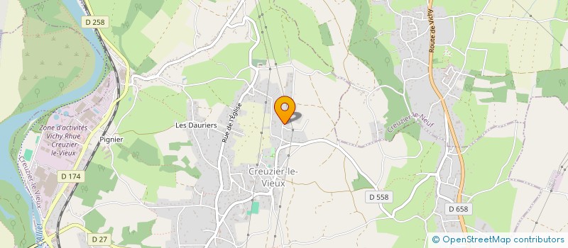 localisation de l'entreprise MONSIEUR PHILIPPE CHOMETTAT à CREUZIER-LE-VIEUX
