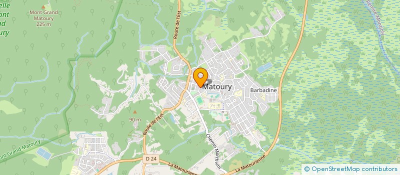 localisation de l'entreprise MONSIEUR PHILIPPE CHOPART  MATOURY