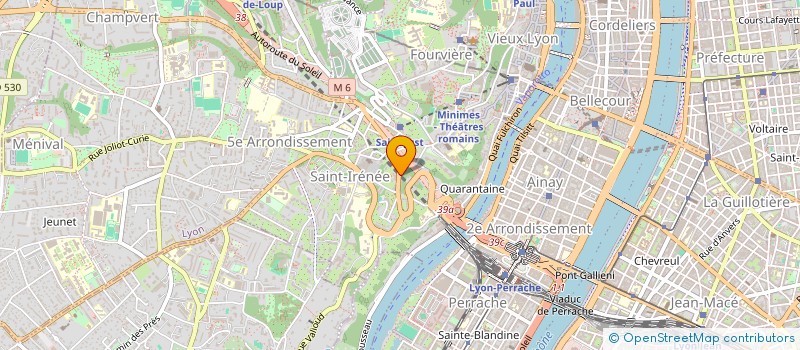 localisation de l'entreprise MONSIEUR PHILIPPE CHOSSEGROS  LYON 5EME