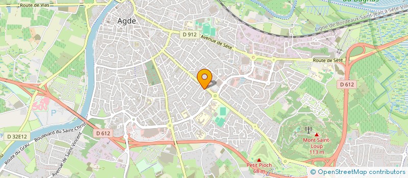 localisation de l'entreprise MONSIEUR PHILIPPE CHOUQUER à AGDE