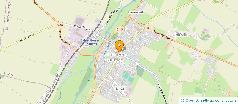 localisation de l'entreprise MONSIEUR PHILIPPE CHRETIEN  SAINT-PIERRE-EN-AUGE