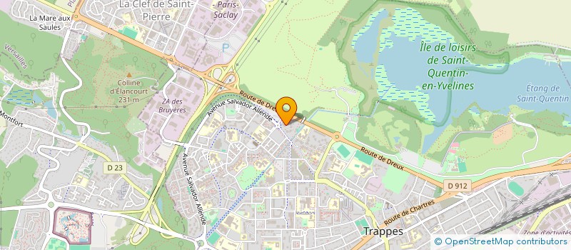 localisation de l'entreprise MONSIEUR PHILIPPE CHRISTOPHER ACHI OHOUO  TRAPPES