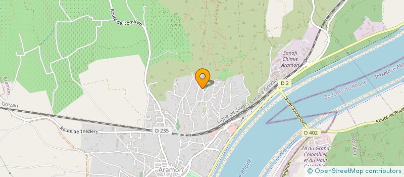 localisation de l'entreprise MONSIEUR PHILIPPE CIANAMEA  ARAMON