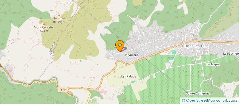 localisation de l'entreprise MONSIEUR PHILIPPE CIUCCI à CUGES-LES-PINS