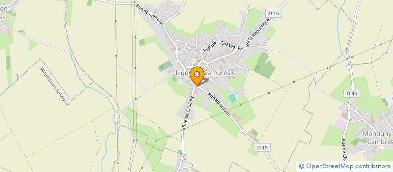 localisation de l'entreprise MONSIEUR PHILIPPE CLAISSE à LIGNY-EN-CAMBRESIS