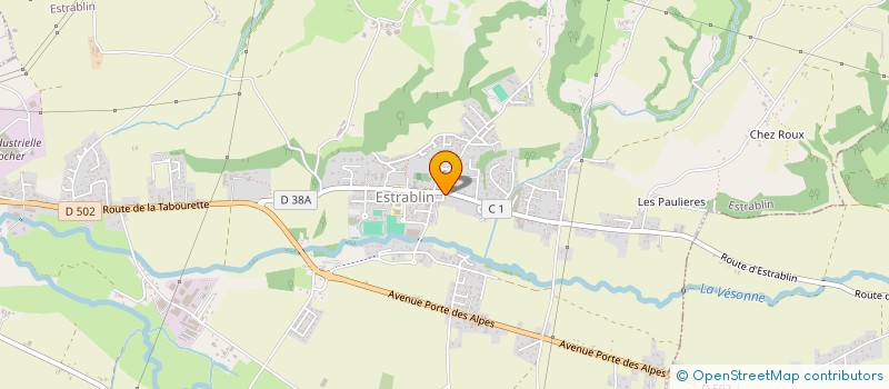 localisation de l'entreprise MONSIEUR PHILIPPE CLAMARON  ESTRABLIN