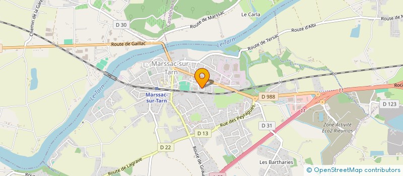 localisation de l'entreprise MONSIEUR PHILIPPE CLARES  ALBI