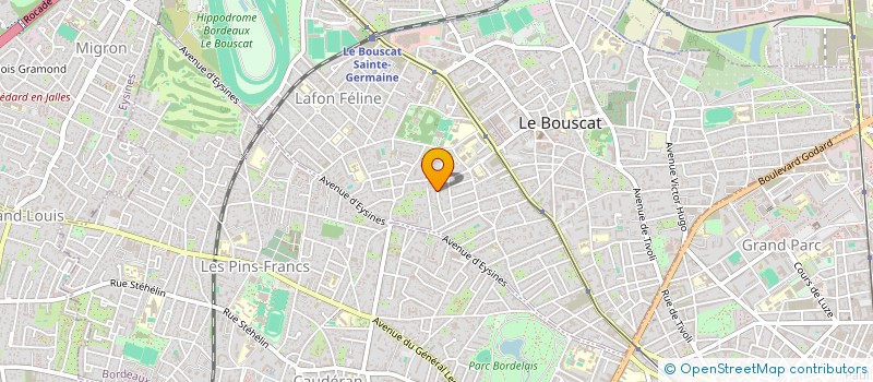 localisation de l'entreprise MONSIEUR PHILIPPE CLAROUX à LE BOUSCAT