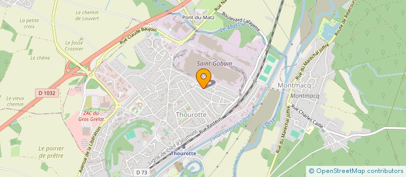 localisation de l'entreprise MONSIEUR PHILIPPE CLATOT  THOUROTTE