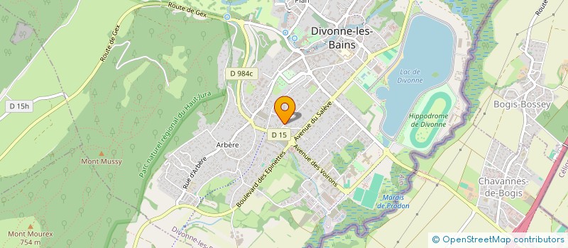 localisation de l'entreprise MONSIEUR PHILIPPE CLAUDE à DIVONNE-LES-BAINS