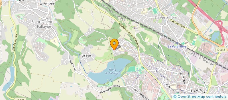 localisation de l'entreprise MONSIEUR PHILIPPE CLAUDE CHERBLANC à SAINT-QUENTIN-FALLAVIER