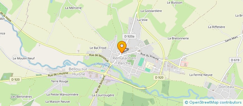localisation de l'entreprise MONSIEUR PHILIPPE CLAUZET à REMALARD-EN-PERCHE