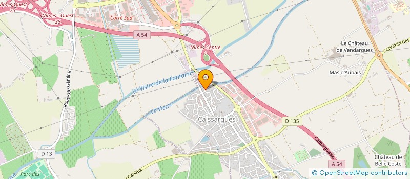 localisation de l'entreprise MONSIEUR PHILIPPE CLAUZON  CAISSARGUES