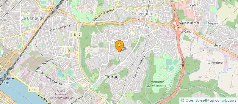 localisation de l'entreprise MONSIEUR PHILIPPE CLAVERIE à FLOIRAC