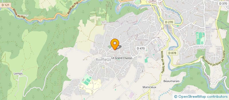 localisation de l'entreprise MONSIEUR PHILIPPE CLAVIER  ROIFFIEUX