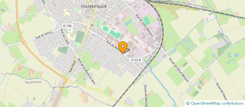 localisation de l'entreprise MONSIEUR PHILIPPE CLAY à HAZEBROUCK