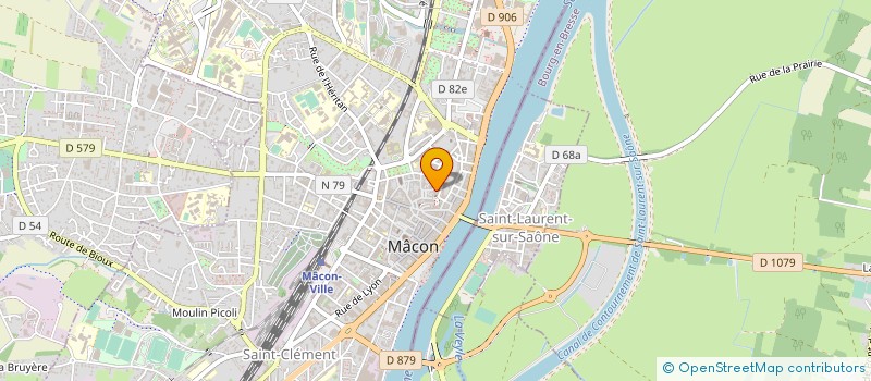localisation de l'entreprise MONSIEUR PHILIPPE CLEMENCEAU à MACON