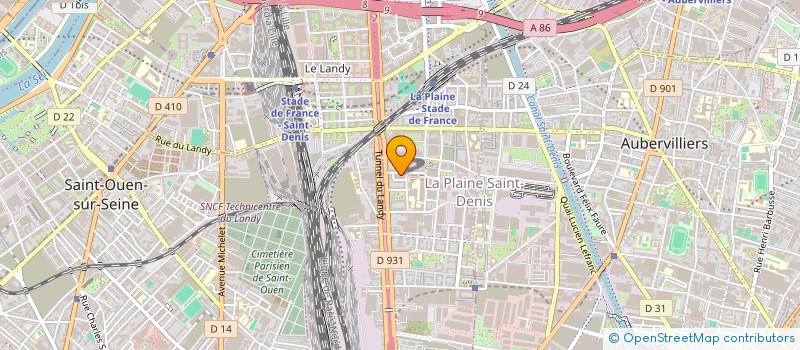localisation de l'entreprise MONSIEUR PHILIPPE CLEMENCEAU à SAINT-DENIS