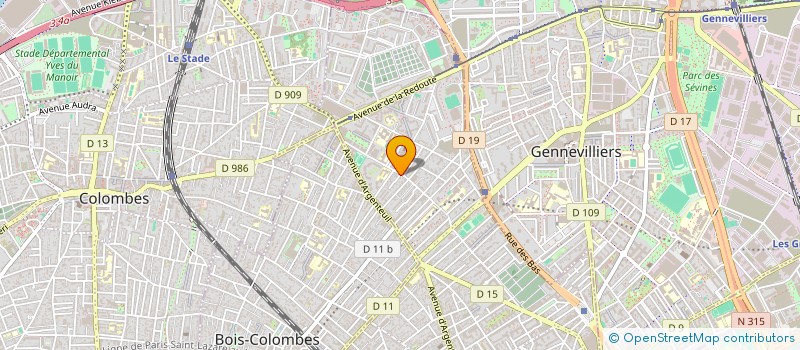 localisation de l'entreprise MONSIEUR PHILIPPE CLEMENT à ASNIERES-SUR-SEINE