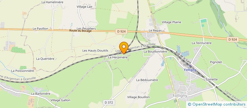 localisation de l'entreprise MONSIEUR PHILIPPE CLEMENT à SAINT-SAUVEUR-LA-POMMERAYE