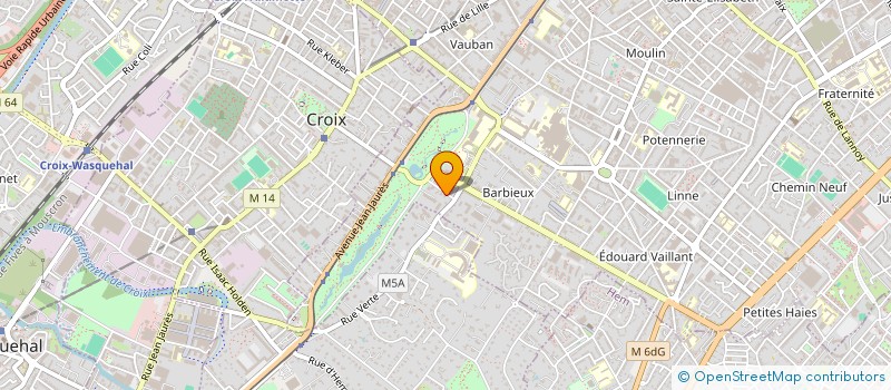 localisation de l'entreprise MONSIEUR PHILIPPE CLEMENT  ROUBAIX