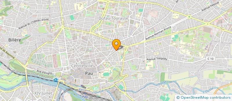 localisation de l'entreprise MONSIEUR PHILIPPE CLEMENT à PAU