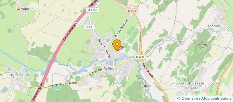 localisation de l'entreprise MONSIEUR PHILIPPE CLERC à SELLIERES